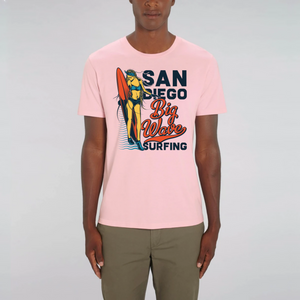 SAN DIEGO BW SURFING T-SHIRT BIO HOMME