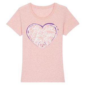 ALLOW LOVE T-SHIRT BIO FEMME