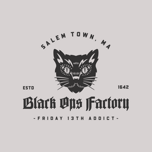 SALEM BLACK CAT - BLACK OPS FACTORY DESIGN - T-SHIRT BIO HOMME