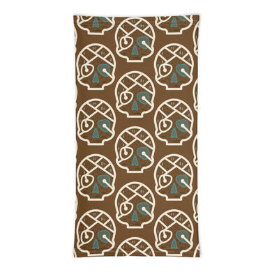 Tour de cou SKULL MAP brown