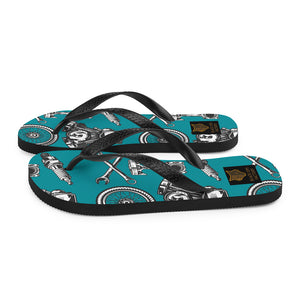 Tongs MOTORCYCLE PARTS Turquoise