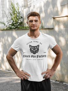 SALEM BLACK CAT - BLACK OPS FACTORY DESIGN - T-SHIRT BIO HOMME