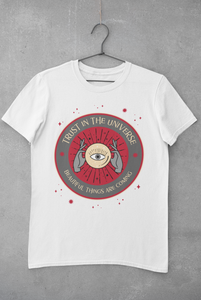 TRUST IN THE UNIVERSE T-SHIRT BIO HOMME